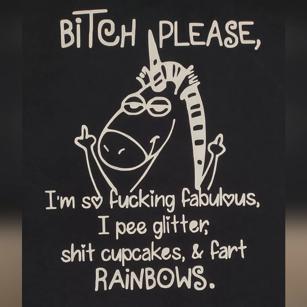 "I'm Fabulous" V Neck Women's T Shirt XL - Picture 3 of 3